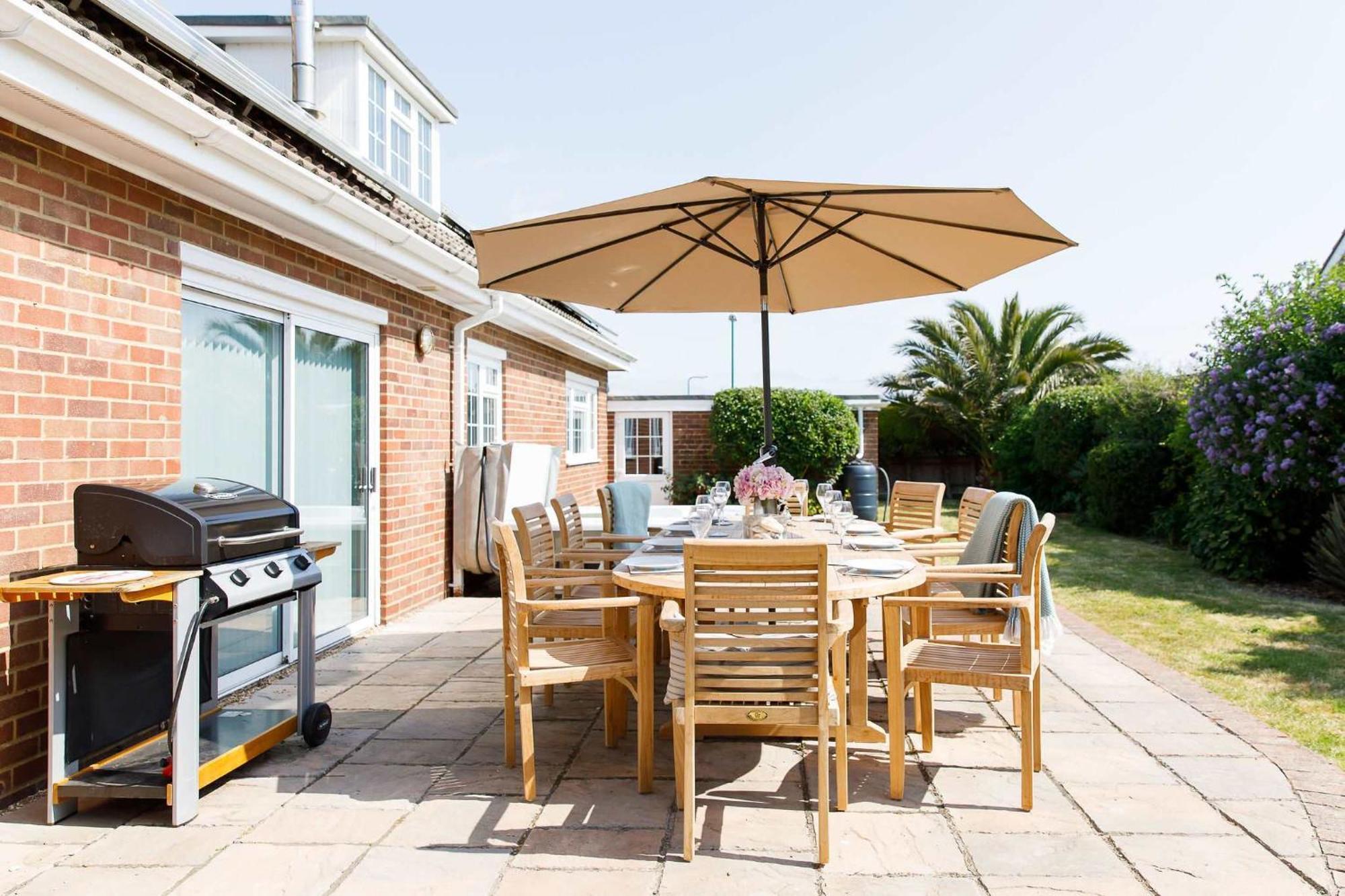 Beach House For 10 With Hot Tub & Garden West Wittering Exterior foto
